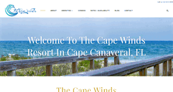 Desktop Screenshot of capewindscondo.com